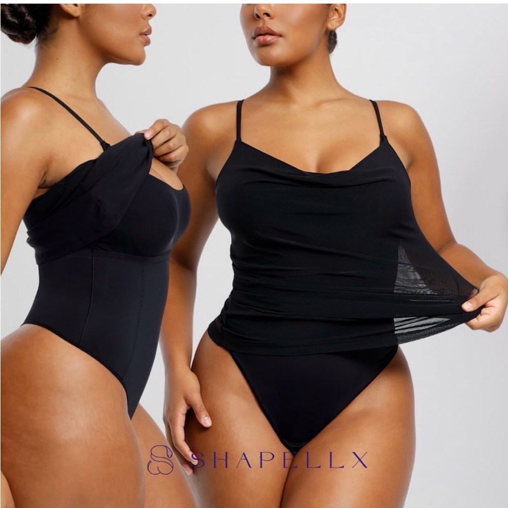 NWT Women’s Built- In Shapewear tank top size XL Black